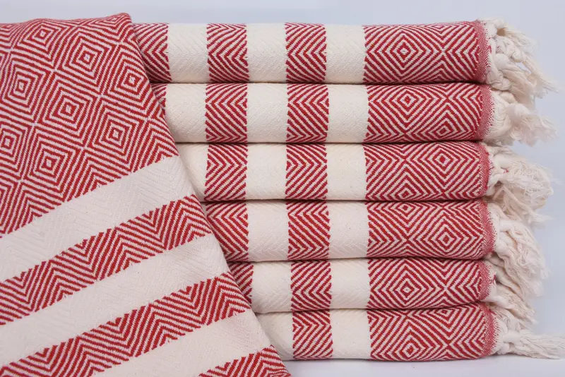Small Bath Towels, Turkish Tea Towel, Bridesmaid Gift Towel, 32x20 Cotton Diamond Towel, Organic Tea Towel, Custom Turkish Towel, Turkish Hand Towel - 1