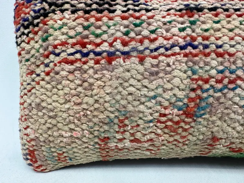 Turkish Pillow, Vintage Kilim Throw Pillow, Nautical Throw Pillow Sham, Gift Pillow, 8x16 Blue Cushion Case, Christmas Cushion, Cushion - 2