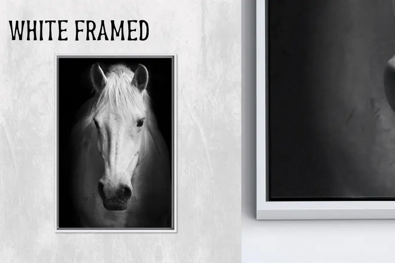 Modern At Fotoğraf Kanvası: At Severler için Zarif Hediye