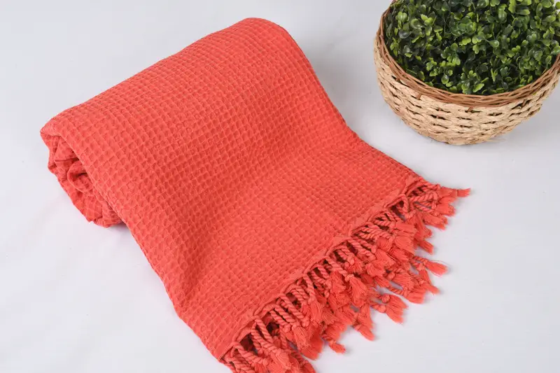 Wedding Shower Gift, Tablecloth, Girl Trip Party Favor, Gift For Wedding Day, Turkish Blanket, 92x68 Cotton Waffle Towel, Custom Wedding Gifts - 4