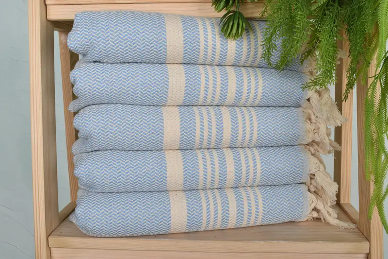 40x18 Cotton Striped Towel, Personalized Dish Towel, Personalize Gift, Kitchen Towel, Bachelorette Party Gifts Bridesmaids, Personalized Gifts - 1