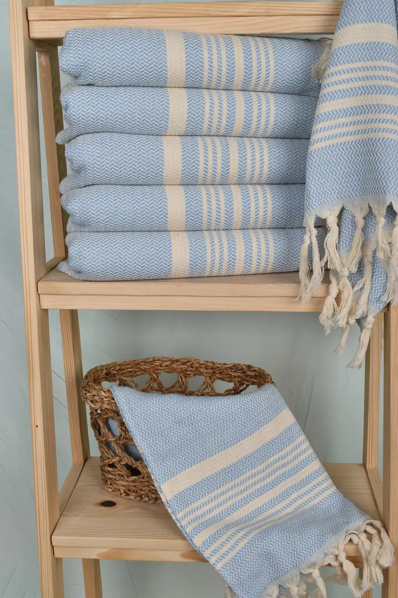 40x18 Cotton Striped Towel, Personalized Dish Towel, Personalize Gift, Kitchen Towel, Bachelorette Party Gifts Bridesmaids, Personalized Gifts - 3
