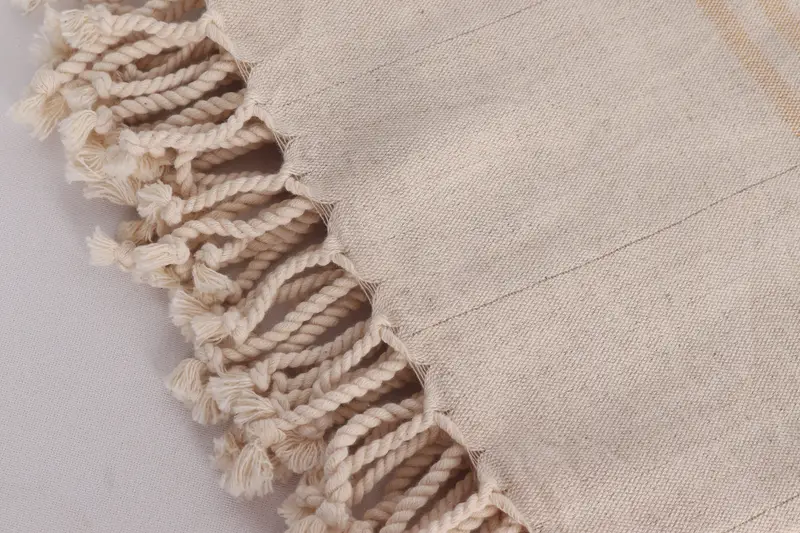 Gift For The Home Decor, Bridesmaid Proposal Gift, Sand-free towel, 68x36 Linen Striped Towel, Bath towel, Bachelorette Party Gifts Bridesmaids - 7