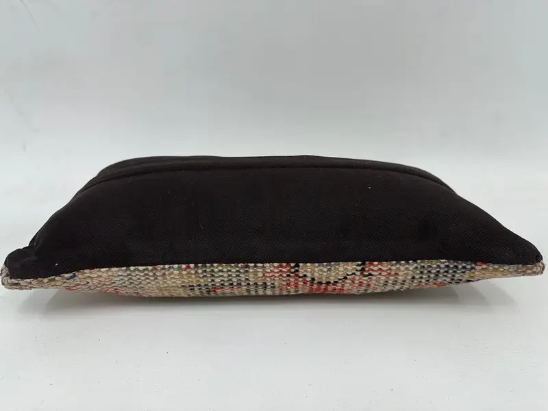 Cushion, Kilim Pillow, 8x16 Red Pillow Case, Turkish Pillow, Boho Throw Cushion Case, Boho Pillow Sham Cover, Handmade Throw Cushion Cover - 7