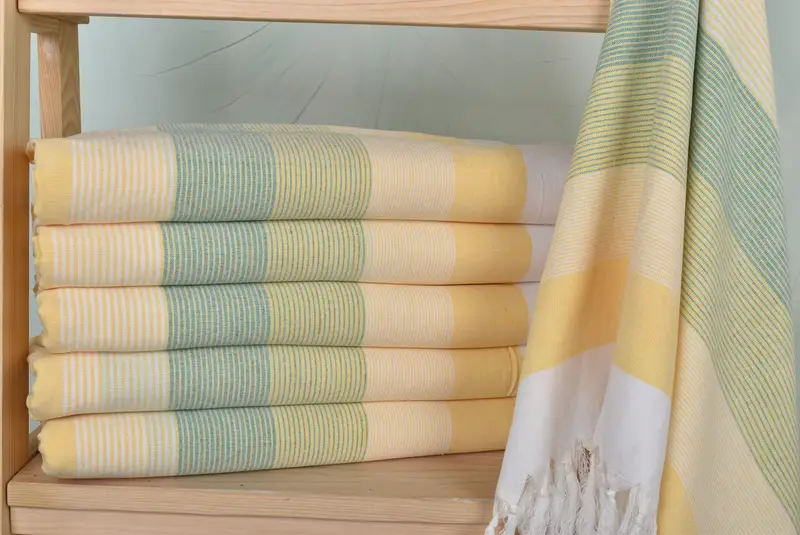 Turkish hand towel, Decorative Towel, Bachelorette Beach Towel, Christmas Favors, 68x40 Cotton Striped Towel, Bridal Shower Favors, Wedding Gift - 2