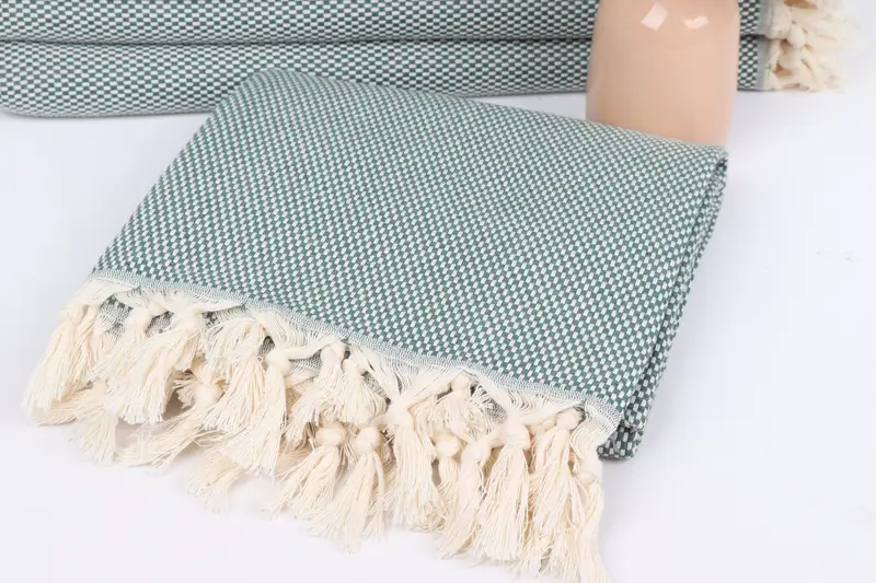 Spa Gift Towel, Turkish towel, Beach Wedding Favor, 70x40 Cotton Polka Dot Towel, Bachelorette Gifts, Gift Towel, Yoga Towel, Bridesmaid Gift Towel - 5