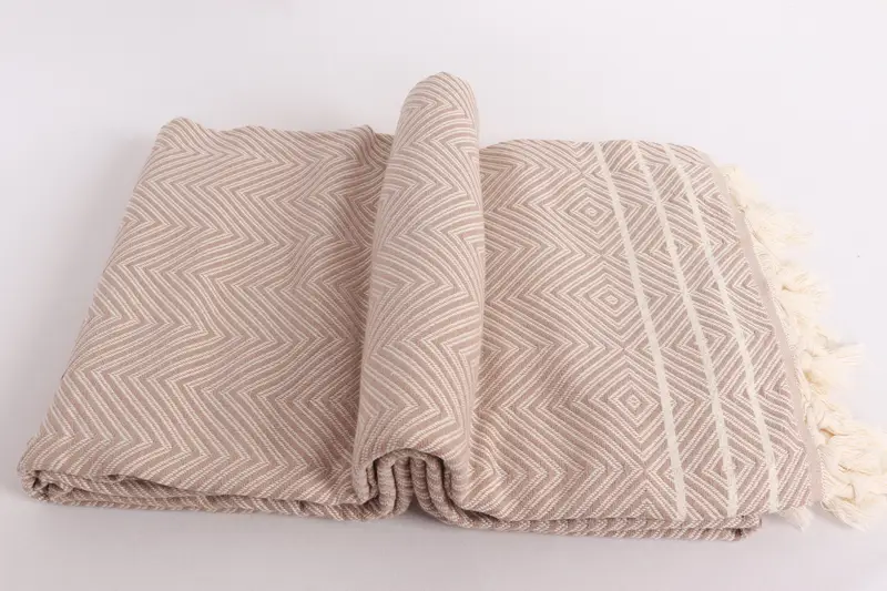 Shower Curtain, Boho Throw Blankets, 96x70 Cotton Diamond Towel, Throw Blanket for Bed, Decorative Blanket, Throw Blanket, Family Gift Basket - 6