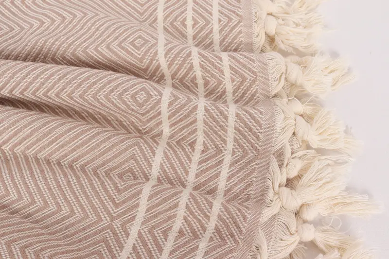 Shower Curtain, Boho Throw Blankets, 96x70 Cotton Diamond Towel, Throw Blanket for Bed, Decorative Blanket, Throw Blanket, Family Gift Basket - 8