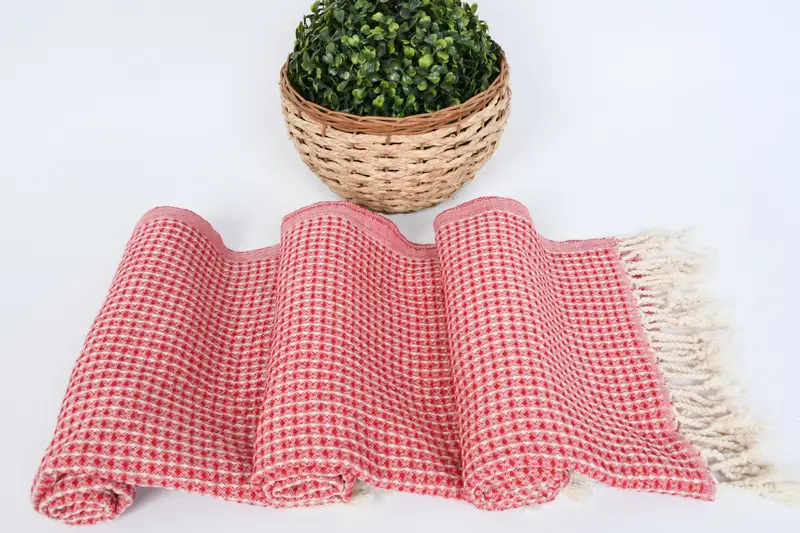 Monogram havlu, spor salonu havlu, 44x22 pamuk waffle havlu, konuk havlu, kişiselleştirilmiş bulaşık havlu, özel hediyeler, banyo havlu, Türk havlu el havlu - 8