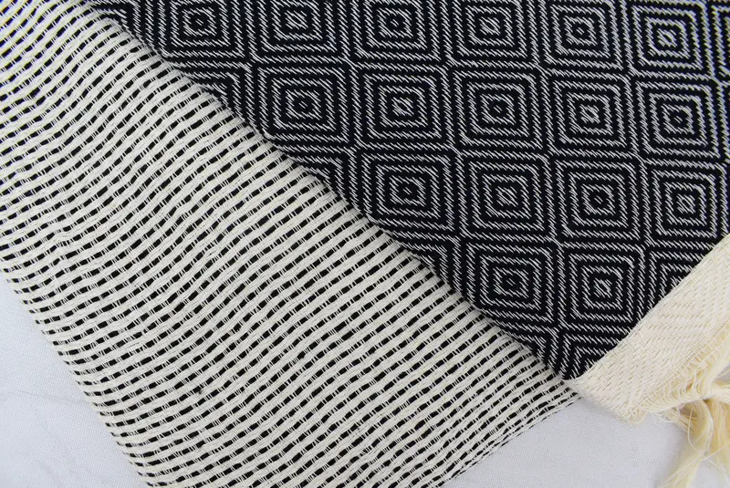 Beach Wedding Favor, Tablecloth, Bridesmaid Gifts, 104x80 Cotton Diamond Towel, Organic Throw, Wedding Favors, Wedding Gift For Bride - 6