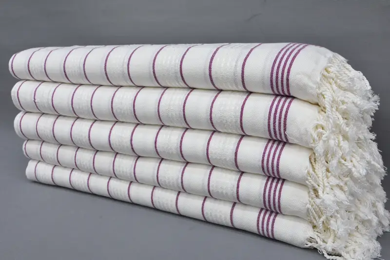 Sand-free towel, Gift For Her, Wedding Day Gift For Bride, Wedding Gift, 70x40 Cotton Striped Towel, Girls Weekend Getaways Gifts, Gym Towel - 1