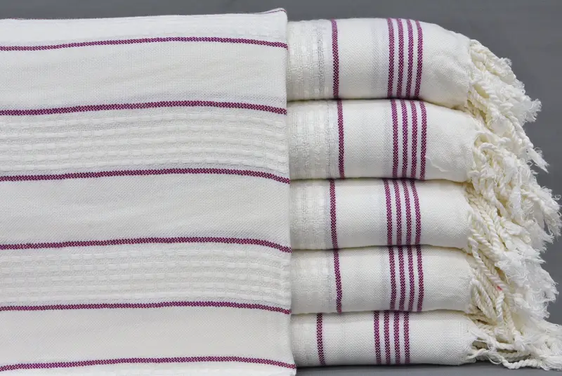 Sand-free towel, Gift For Her, Wedding Day Gift For Bride, Wedding Gift, 70x40 Cotton Striped Towel, Girls Weekend Getaways Gifts, Gym Towel - 3