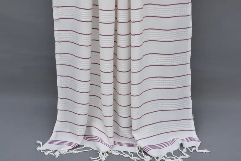 Sand-free towel, Gift For Her, Wedding Day Gift For Bride, Wedding Gift, 70x40 Cotton Striped Towel, Girls Weekend Getaways Gifts, Gym Towel - 6
