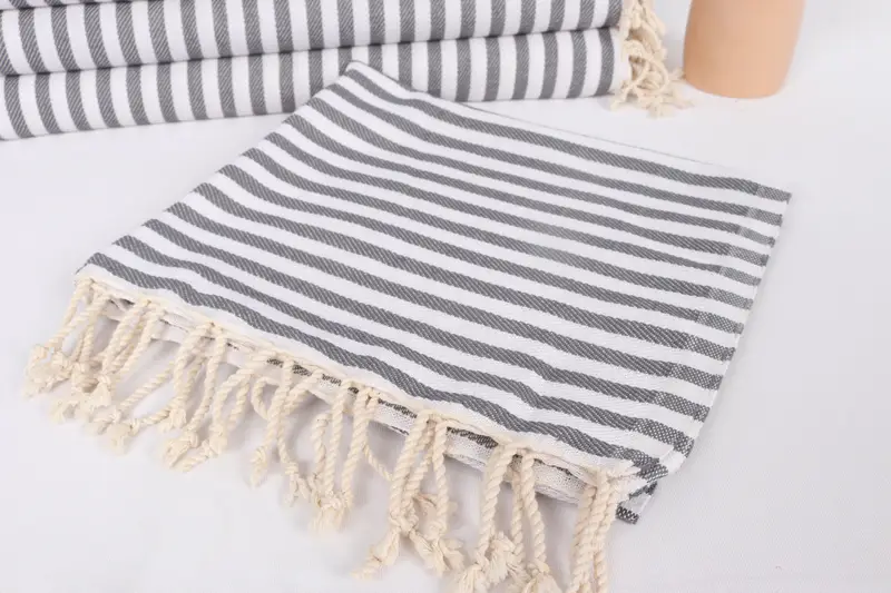 Best Friend Gift, Personalized Gift, Anniversary Gift For Her, Gift For Him, Personalized Dish Towel, 40x18 Cotton Striped Towel, Turkish Hand Towel - 5