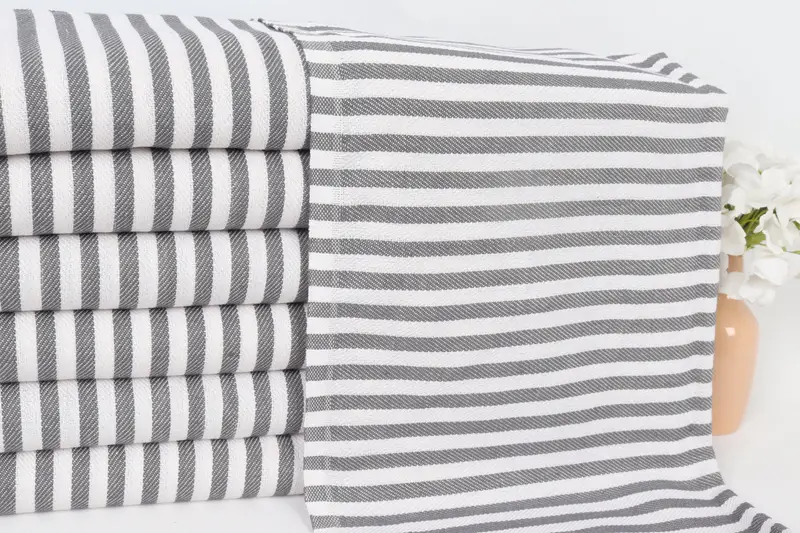 Best Friend Gift, Personalized Gift, Anniversary Gift For Her, Gift For Him, Personalized Dish Towel, 40x18 Cotton Striped Towel, Turkish Hand Towel - 2