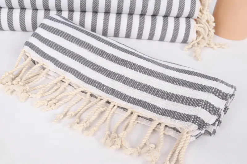 Best Friend Gift, Personalized Gift, Anniversary Gift For Her, Gift For Him, Personalized Dish Towel, 40x18 Cotton Striped Towel, Turkish Hand Towel - 4
