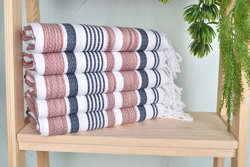 Best Wedding Gift, Monogram Turkish Towel, Custom Wedding Gifts, Bachelorette Favors Beach, Turkish towel, Home Gift, 70x40 Cotton Striped Towel - 2