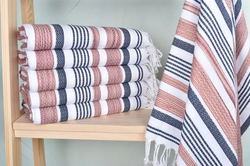 Best Wedding Gift, Monogram Turkish Towel, Custom Wedding Gifts, Bachelorette Favors Beach, Turkish towel, Home Gift, 70x40 Cotton Striped Towel - 1