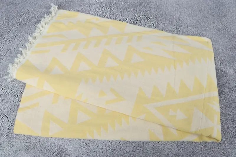 76x40 Cotton Geometric Towel, Pool Towels, Personalized Bridesmaid Gift, Gift For Mom, Hammam towel, Unique Wedding Gift, Personalized Wedding Gift - 6