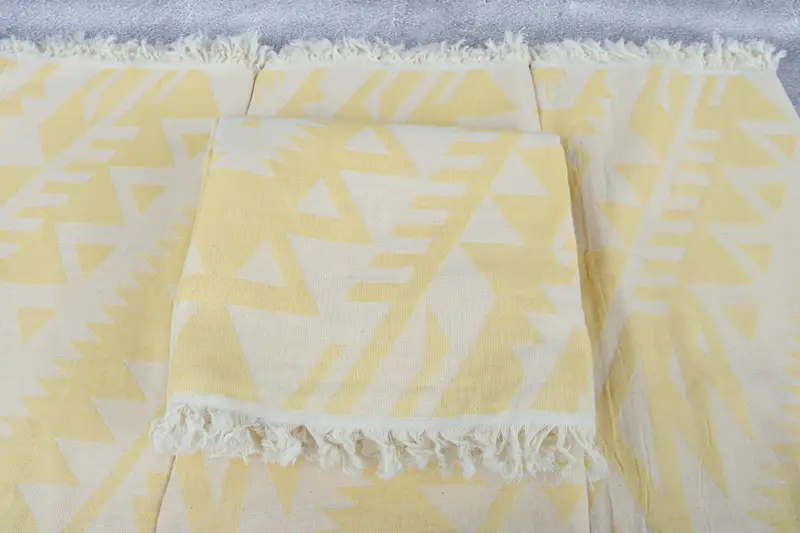 76x40 Cotton Geometric Towel, Pool Towels, Personalized Bridesmaid Gift, Gift For Mom, Hammam towel, Unique Wedding Gift, Personalized Wedding Gift - 4