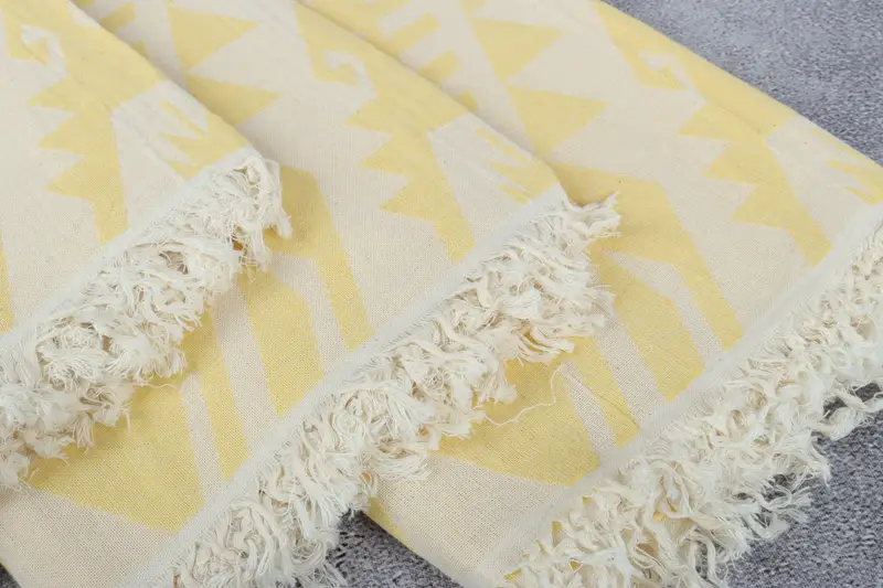 76x40 Cotton Geometric Towel, Pool Towels, Personalized Bridesmaid Gift, Gift For Mom, Hammam towel, Unique Wedding Gift, Personalized Wedding Gift - 5