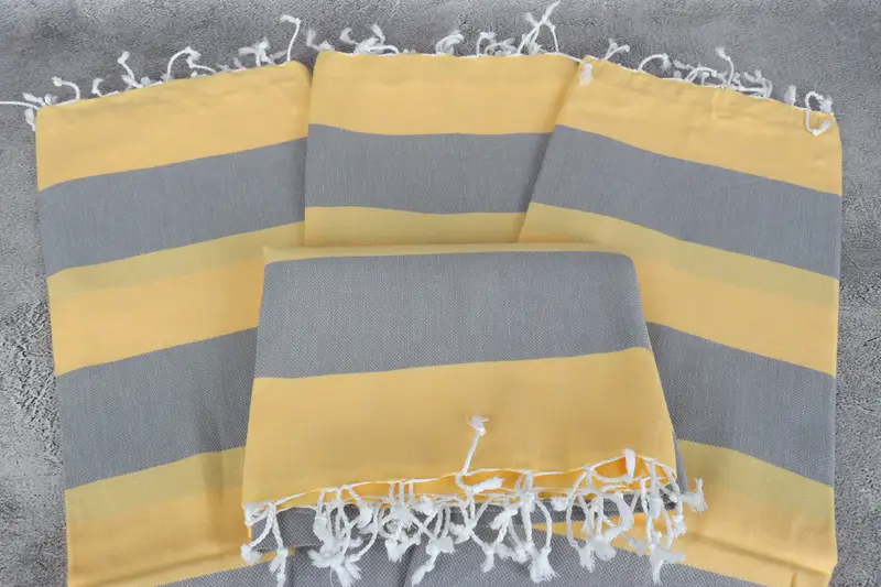Personalized Beach Towel, 70x40 Cotton Striped Towel, Quick-dry towel, Turkish towel, Gift For Mom, Eco-friendly Turkish towel for home and travel - 4