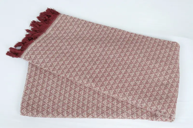 Custom Wedding Gifts, Monogram Blanket, Personalized Gifts, Bridal Shower Favors, Turkish Blanket Throw, 88x76 Cotton Heart Design  Towel - 6