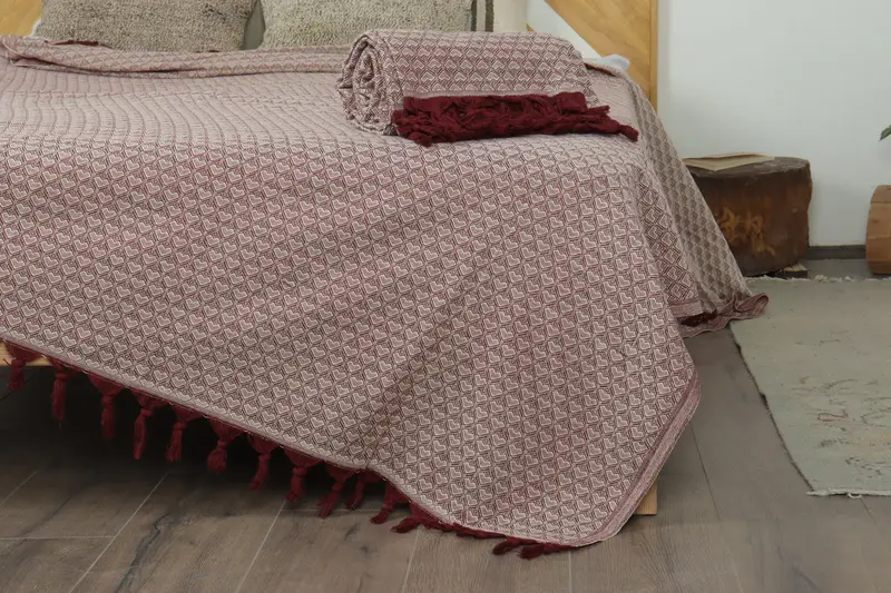 Custom Wedding Gifts, Monogram Blanket, Personalized Gifts, Bridal Shower Favors, Turkish Blanket Throw, 88x76 Cotton Heart Design  Towel - 7