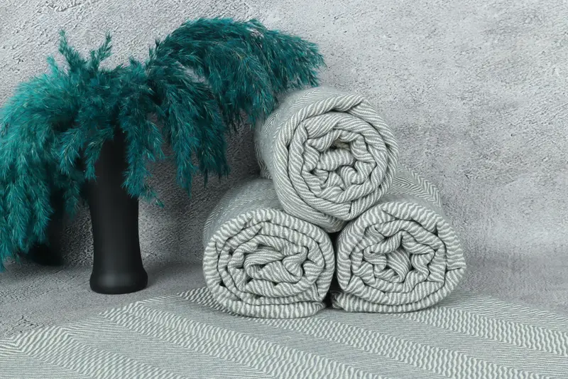 Custom Towel, 70x40 Cotton Chevron Towel, Summer Towel, Organic Beach Towel, Lightweight towel, Holiday Towel, Home Decor Gifts, Home Decor Towel - 7