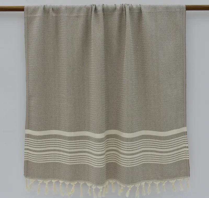 Personalized Gifts, Travel Towel, Bath towel, 70x40 Cotton Striped Towel, Spa Towel, Beach Theme Wedding Gift, Bachelor Gift, Sand-free towel - 7