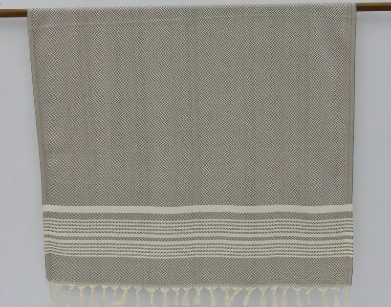 Personalized Gifts, Travel Towel, Bath towel, 70x40 Cotton Striped Towel, Spa Towel, Beach Theme Wedding Gift, Bachelor Gift, Sand-free towel - 6