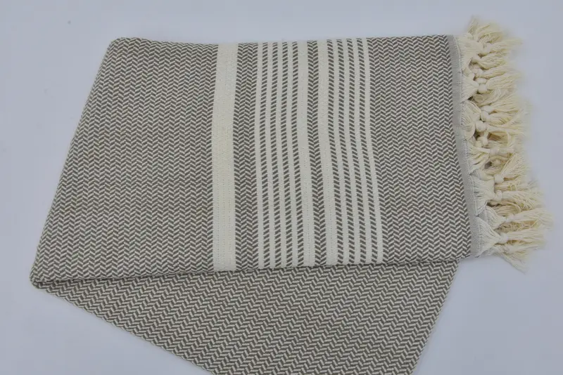 Personalized Gifts, Travel Towel, Bath towel, 70x40 Cotton Striped Towel, Spa Towel, Beach Theme Wedding Gift, Bachelor Gift, Sand-free towel - 4