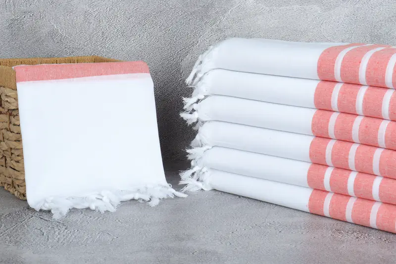 Holiday Towel, Peshtemal Towel, Monogram Beach Towel, Bridesmaid Gift Towel, Bachelorette Favor, Turkish hand towel, 70x40 Cotton Striped Towel - 3