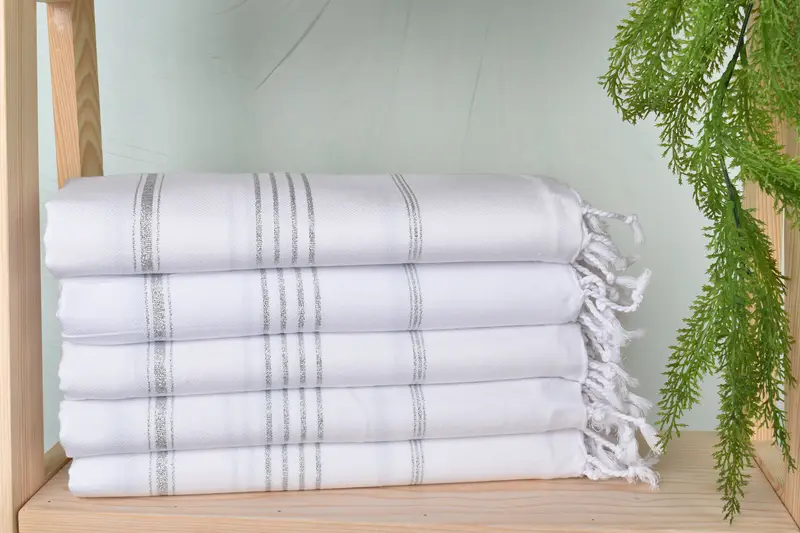 Monogrammed Beach Towel, Turkish Towel Bulk, Bridal Shower Gifts, Bachelorette Party Favors, Summer Gift, 70x40 Cotton Striped Towel, Yoga Towel - 2