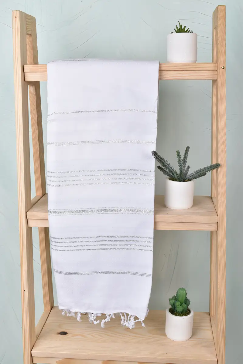 Monogrammed Beach Towel, Turkish Towel Bulk, Bridal Shower Gifts, Bachelorette Party Favors, Summer Gift, 70x40 Cotton Striped Towel, Yoga Towel - 8