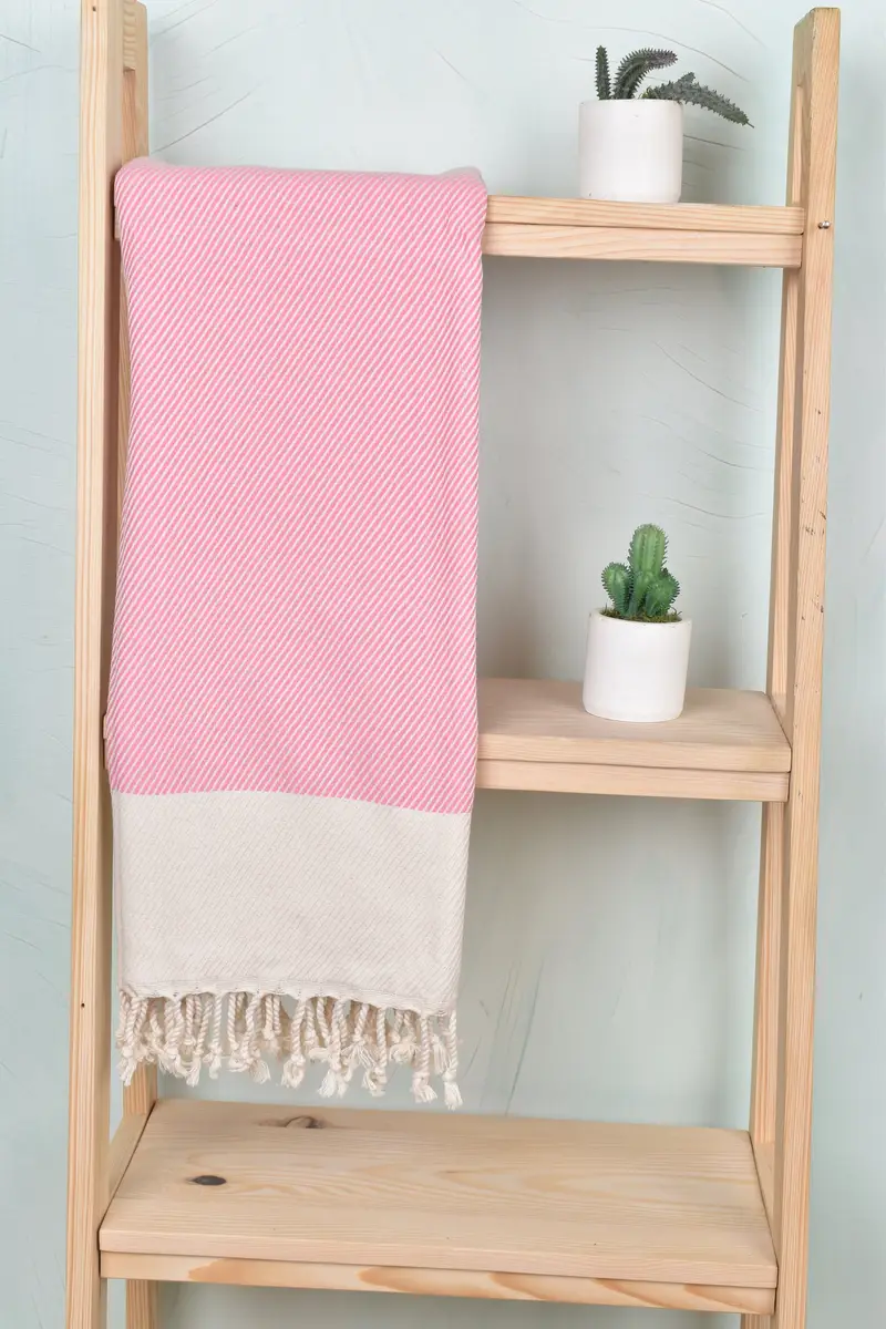 Bridal Shower Gift, Custom Wedding Gift From Bridesmaid, 70x40 Cotton Striped Towel, Welcome Wedding Gift, Wedding Gifts Towel, Peshtemal Towel - 8