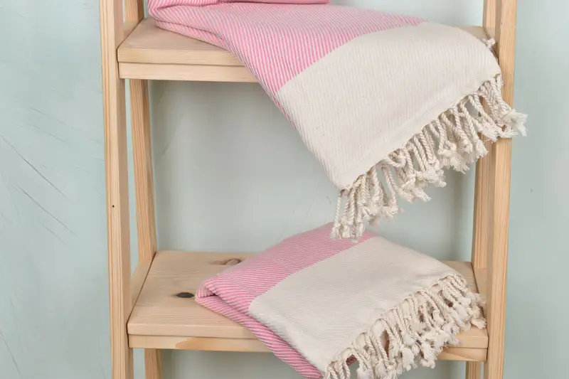 Bridal Shower Gift, Custom Wedding Gift From Bridesmaid, 70x40 Cotton Striped Towel, Welcome Wedding Gift, Wedding Gifts Towel, Peshtemal Towel - 5