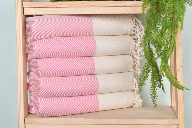 Bridal Shower Gift, Custom Wedding Gift From Bridesmaid, 70x40 Cotton Striped Towel, Welcome Wedding Gift, Wedding Gifts Towel, Peshtemal Towel - 1