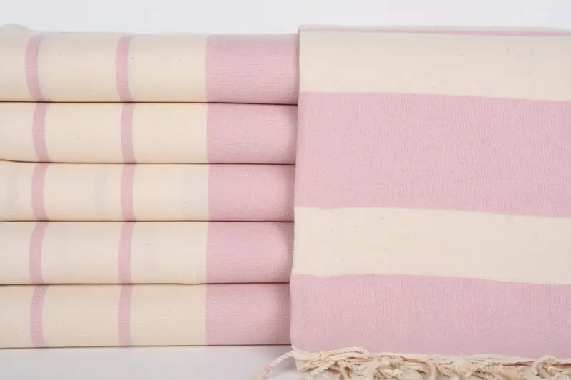70x40 Cotton Striped Towel, Peshtemal Towel, Traditional Turkish peshtemal for hammam, Bachelorette Towel, Beach towel, Thin towel, Bathroom Towel - 1