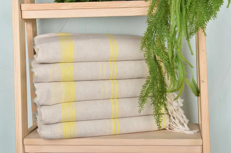 Peshtemal Towel, Custom Wedding Gift, Turkish Towel Bulk, Wedding Gifts Towel, Gift Towel, Embroidered Beach Towel, 80x36 Cotton Striped Towel - 2
