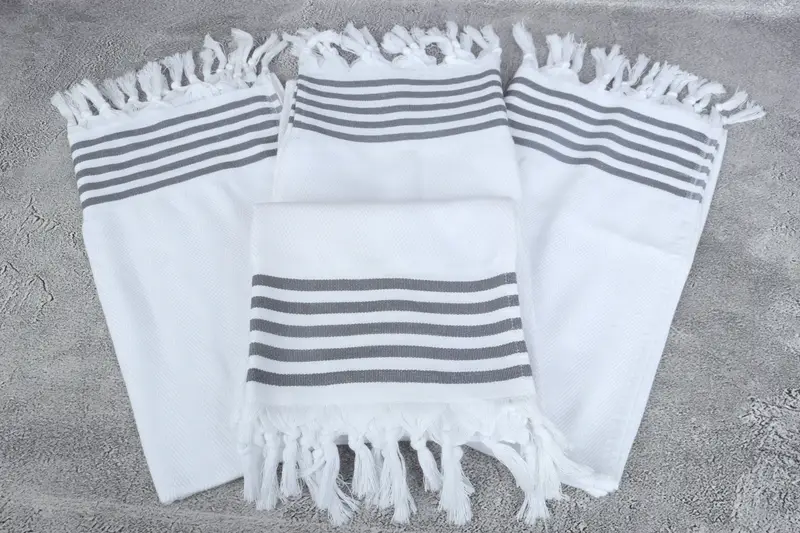 Engagement Gift, Gifts For Him, Small Bath Towels, Personalized Gift, Gift For Wedding Day, 70x20 Cotton Striped Towel, Turkish Hand Towel - 4