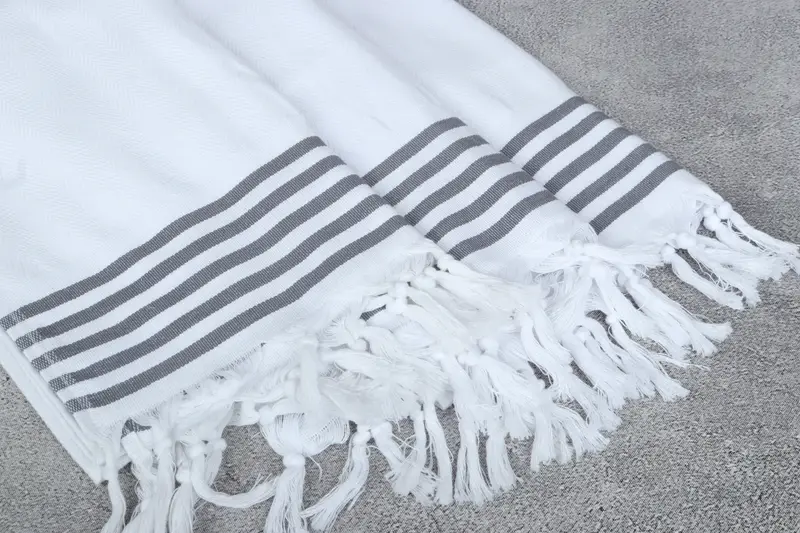 Engagement Gift, Gifts For Him, Small Bath Towels, Personalized Gift, Gift For Wedding Day, 70x20 Cotton Striped Towel, Turkish Hand Towel - 5