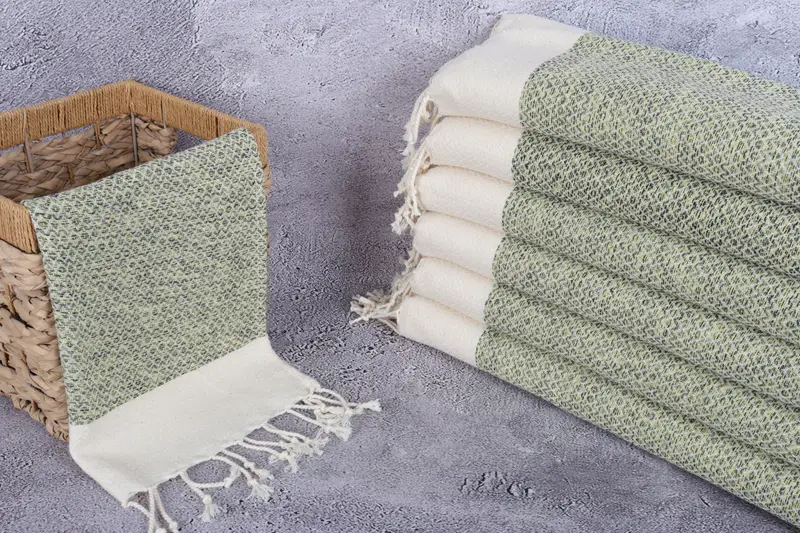 40x20 Cotton Diamond Towel, Custom Hand Towel, Spa Towel, Housewarming Gift, Monogram Hand Towel, Wedding Gift, Bulk Order Towel, House Warming Gift - 3
