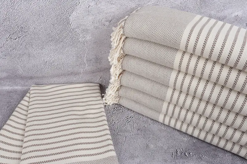 House Warming Gift, Wedding Favors, Best Wedding Gift, Turkish Towel Beach Towel, Hammam towel, 76x40 Cotton Striped Towel, Bridal Shower Gift - 2