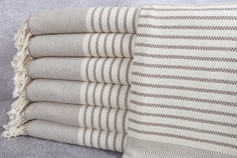 House Warming Gift, Wedding Favors, Best Wedding Gift, Turkish Towel Beach Towel, Hammam towel, 76x40 Cotton Striped Towel, Bridal Shower Gift - 1