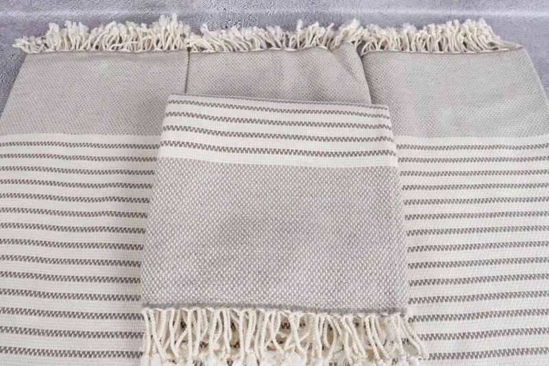 House Warming Gift, Wedding Favors, Best Wedding Gift, Turkish Towel Beach Towel, Hammam towel, 76x40 Cotton Striped Towel, Bridal Shower Gift - 4