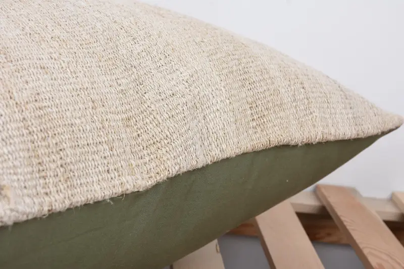 Antique Pillows, Seat Cushion, 16x24 Beige Cushion Cover, Handmade Kilim Cushion, Boho Pillow Sham Cover, Retro Throw Pillow Cover, Pillow Case - 7
