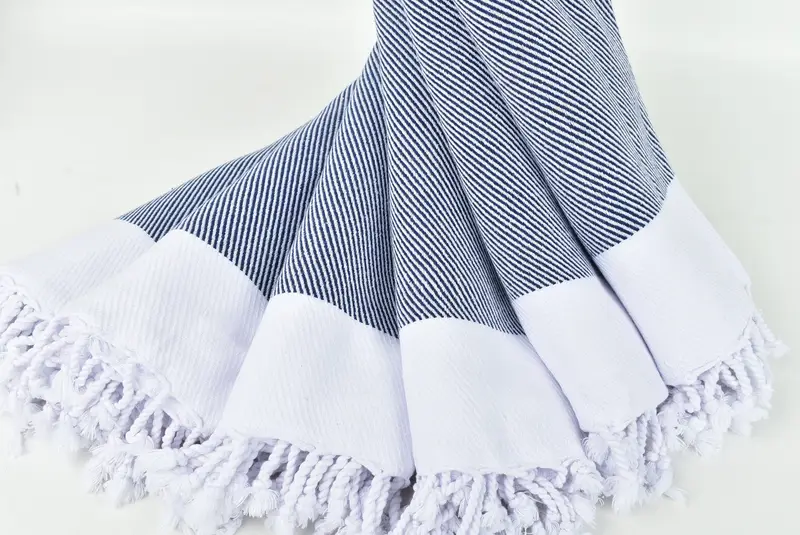 Fringed Turkish peshtemal beach towel USA, Valentines Day Gift, Lightweight towel, Turkish beach towel, 70x40 Cotton Chevron Towel, Gifts For Him - 4