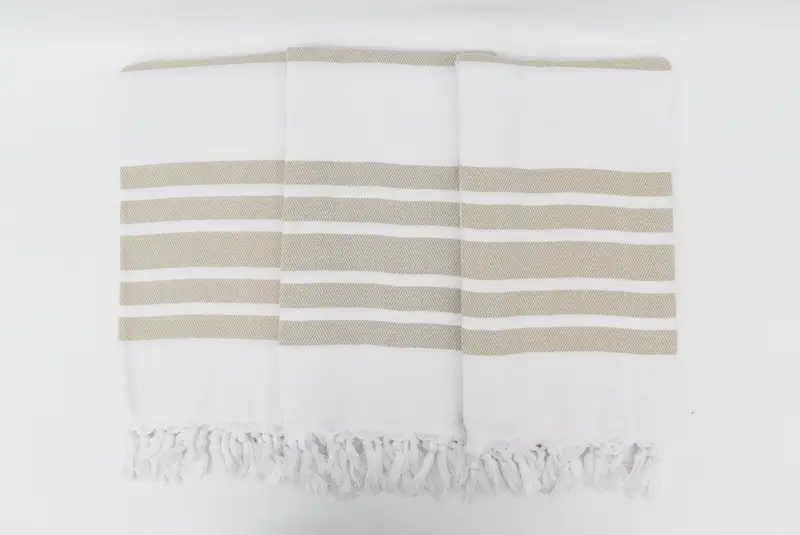 Handwoven Turkish Towel, Wedding Towel, Personalized Gifts, Baby Boy Gift, Gift For Her, Custom Gift, Yoga Towel, 70x40 Cotton Herringbone Towel - 6