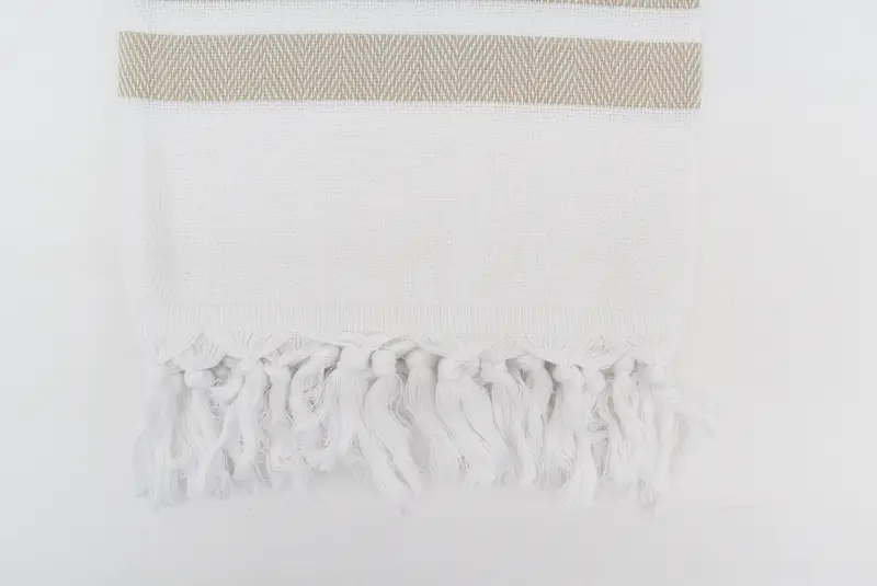 Handwoven Turkish Towel, Wedding Towel, Personalized Gifts, Baby Boy Gift, Gift For Her, Custom Gift, Yoga Towel, 70x40 Cotton Herringbone Towel - 5